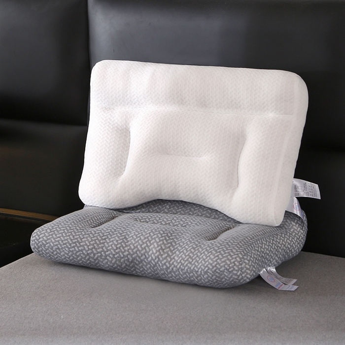 （总）金牛枕芯 2025新款针织灰白牵引枕成人学生枕头枕芯