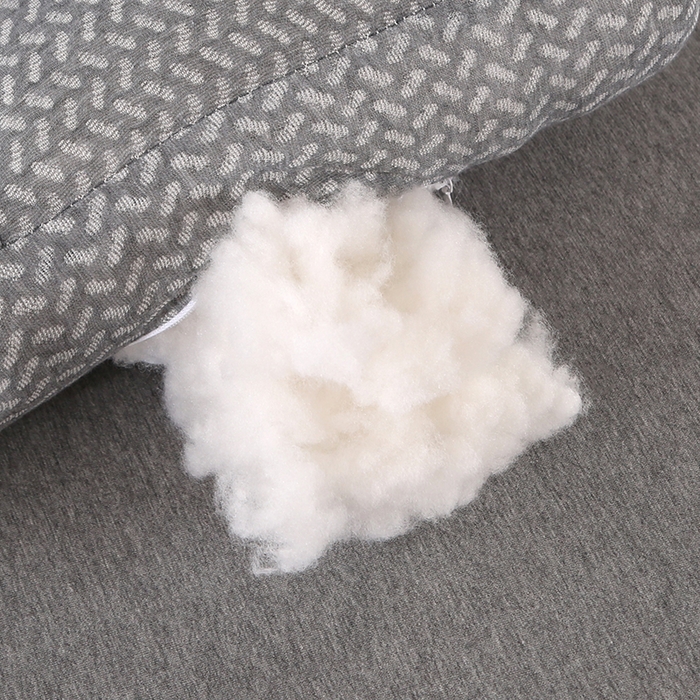 91家纺网 家纺一手货源 找家纺 金牛枕芯 2025新款针织灰白牵引枕成人学生枕头枕芯 针织牵引枕-灰 40x60cm/只