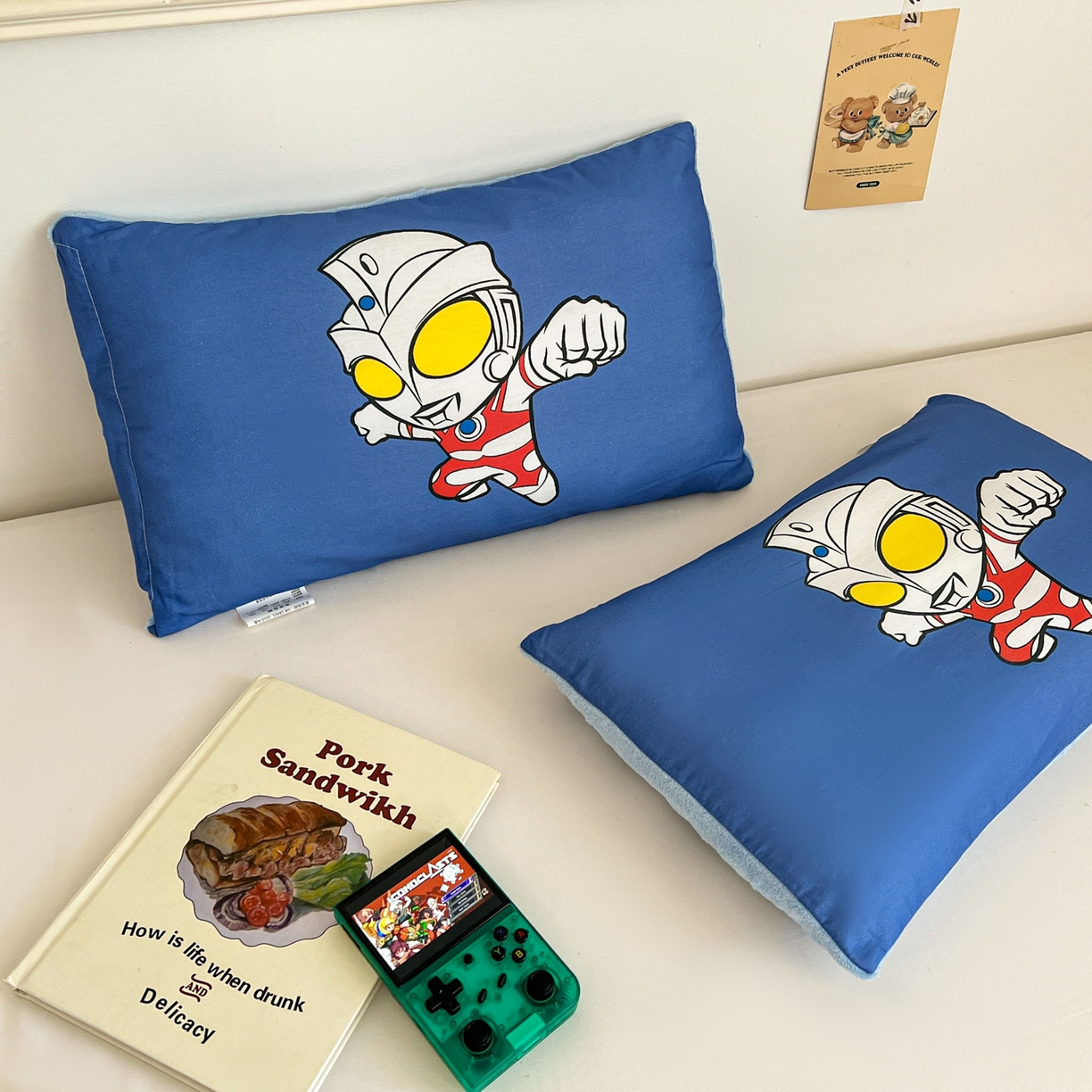 91家纺网 家纺一手货源 找家纺 孩子王家纺 2025新款A棉B绒全棉纯棉豆豆枕学生幼儿园系列 极限艾斯 30x50cm/只（带标）