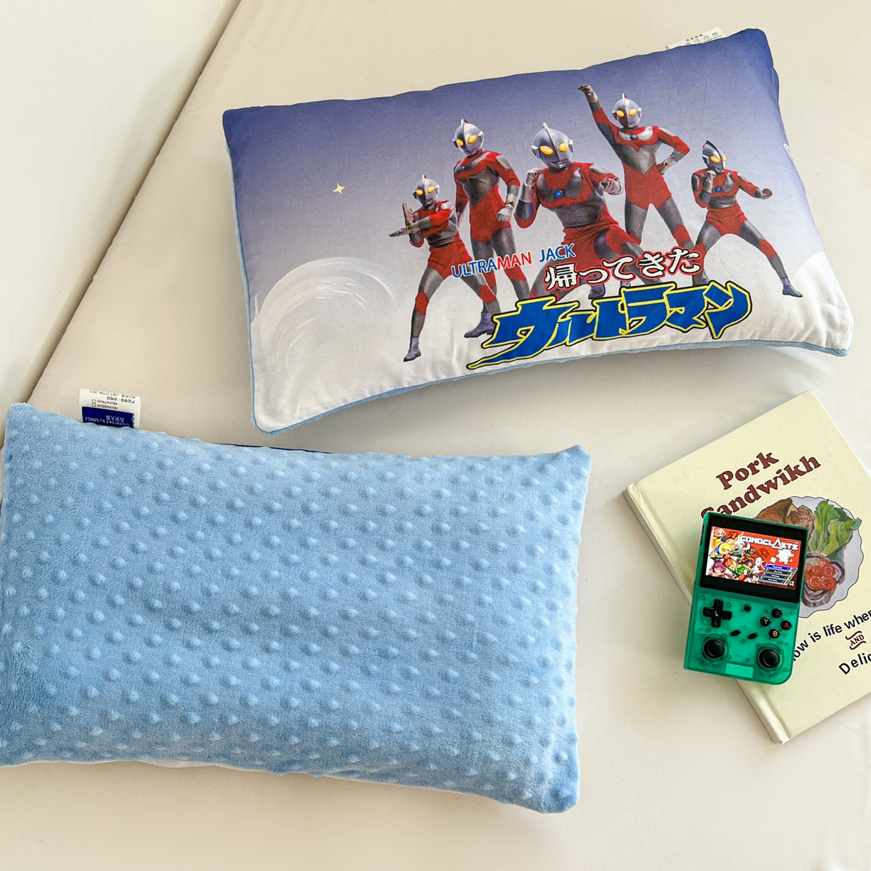 91家纺网 家纺一手货源 找家纺 孩子王家纺 2025新款A棉B绒全棉纯棉豆豆枕学生幼儿园系列 杰克战队 30x50cm/只（带标）