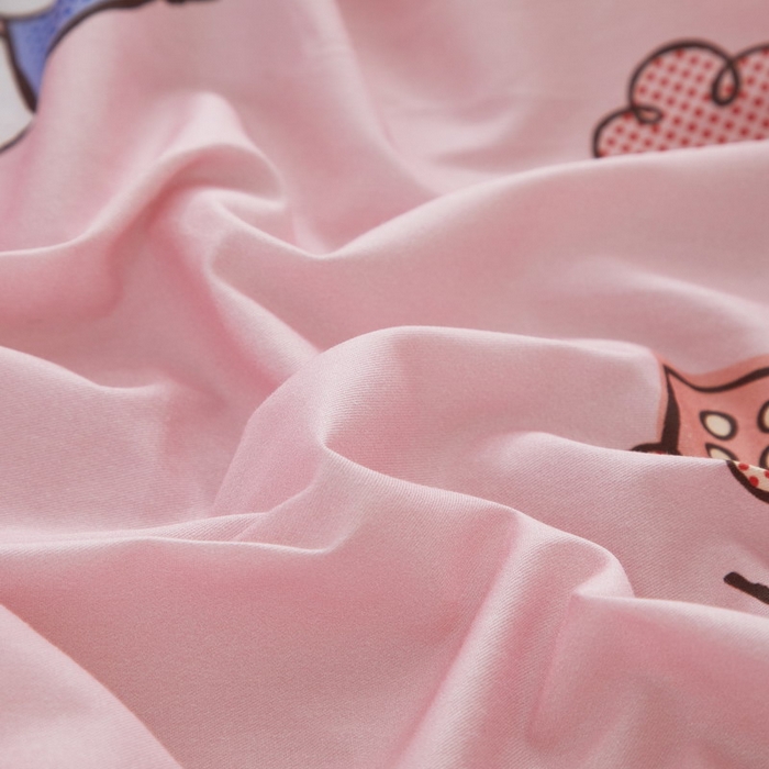 91家纺网 家纺一手货源 找家纺 蘭菲家纺 2025新款三丽鸥系列全棉印花单品床笠 8分甜