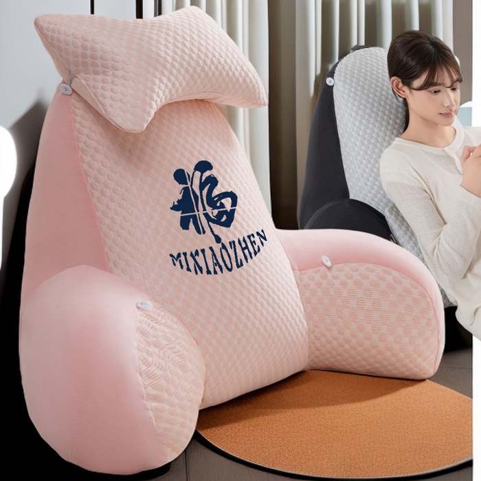 91家纺网 家纺一手货源 找家纺 （总）眠小二靠枕靠垫 2025新款亲肤豆豆绒靠枕