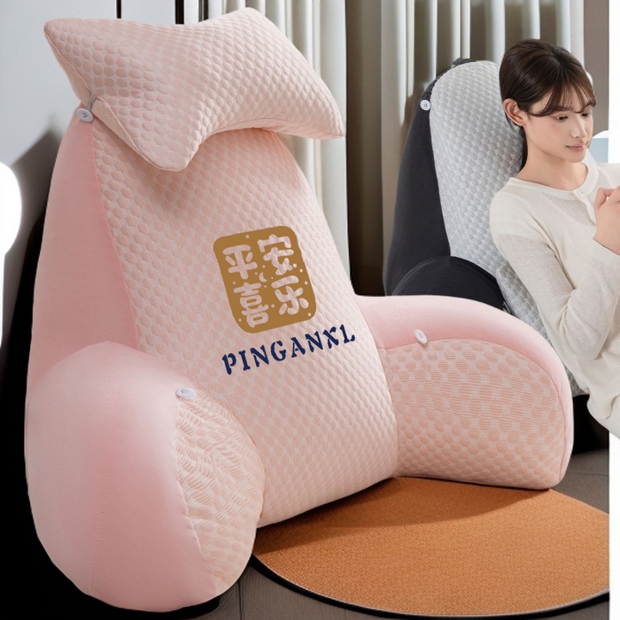 91家纺网 家纺一手货源 找家纺 （总）眠小二靠枕靠垫 2025新款亲肤豆豆绒靠枕