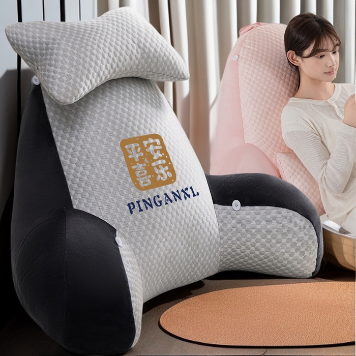 91家纺网 家纺一手货源 找家纺 （总）眠小二靠枕靠垫 2025新款亲肤豆豆绒靠枕