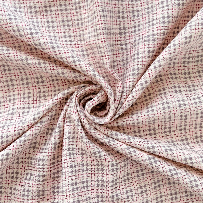 91家纺网 家纺一手货源 找家纺 梦舒羽 2025新款双层纱纯色格子枕套宿舍双人情侣1.8m枕芯套1.5米内胆套 莱茵粉格