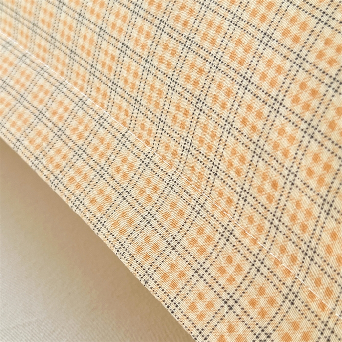 91家纺网 家纺一手货源 找家纺 梦舒羽 2025新款双层纱纯色格子枕套宿舍双人情侣1.8m枕芯套1.5米内胆套 秋田黄格