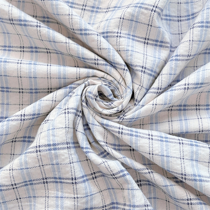 91家纺网 家纺一手货源 找家纺 梦舒羽 2025新款双层纱纯色格子枕套宿舍双人情侣1.8m枕芯套1.5米内胆套 天空蓝格