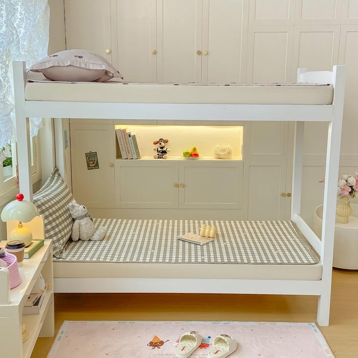 91家纺网 家纺一手货源 找家纺 富之航家纺 2025新款全棉三件套 灰调小狗