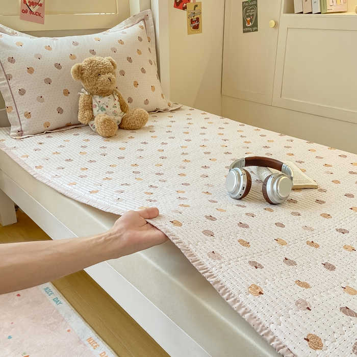 91家纺网 家纺一手货源 找家纺 富之航家纺 2025新款全棉三件套 南瓜小镇