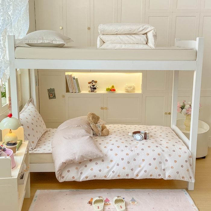 91家纺网 家纺一手货源 找家纺 富之航家纺 2025新款全棉三件套 南瓜小镇