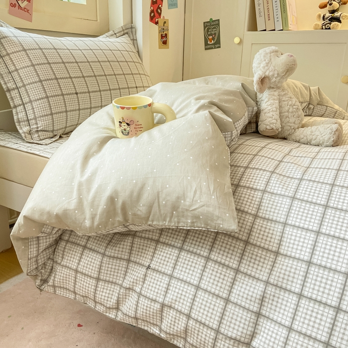 91家纺网 家纺一手货源 找家纺 富之航家纺 2025新款全棉三件套 素格