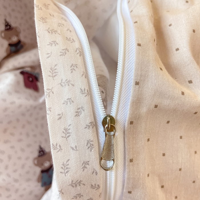 91家纺网 家纺一手货源 找家纺 富之航家纺 2025新款全棉三件套 小熊乐园