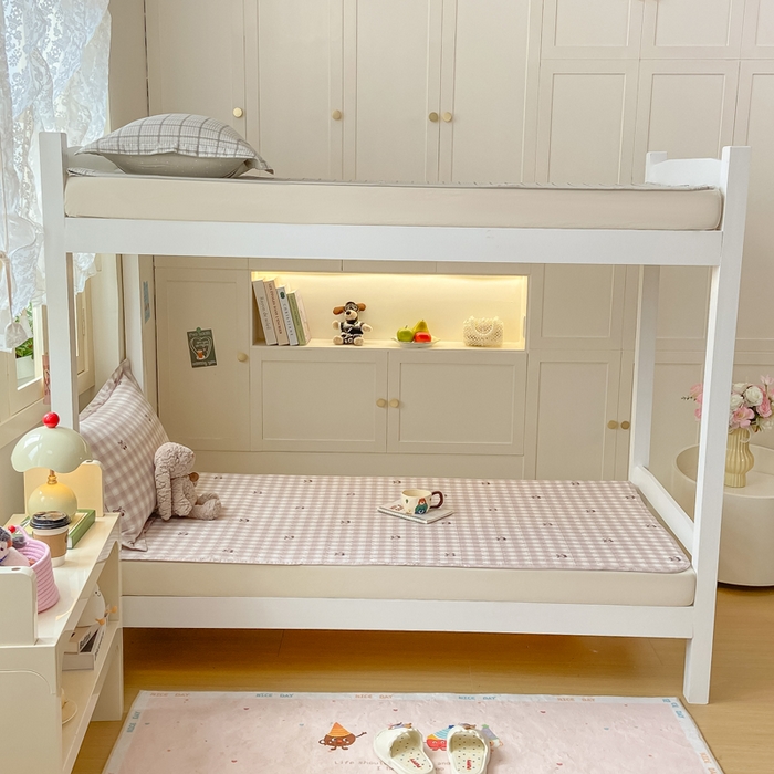 91家纺网 家纺一手货源 找家纺 富之航家纺 2025新款全棉三件套 樱桃蝴蝶结