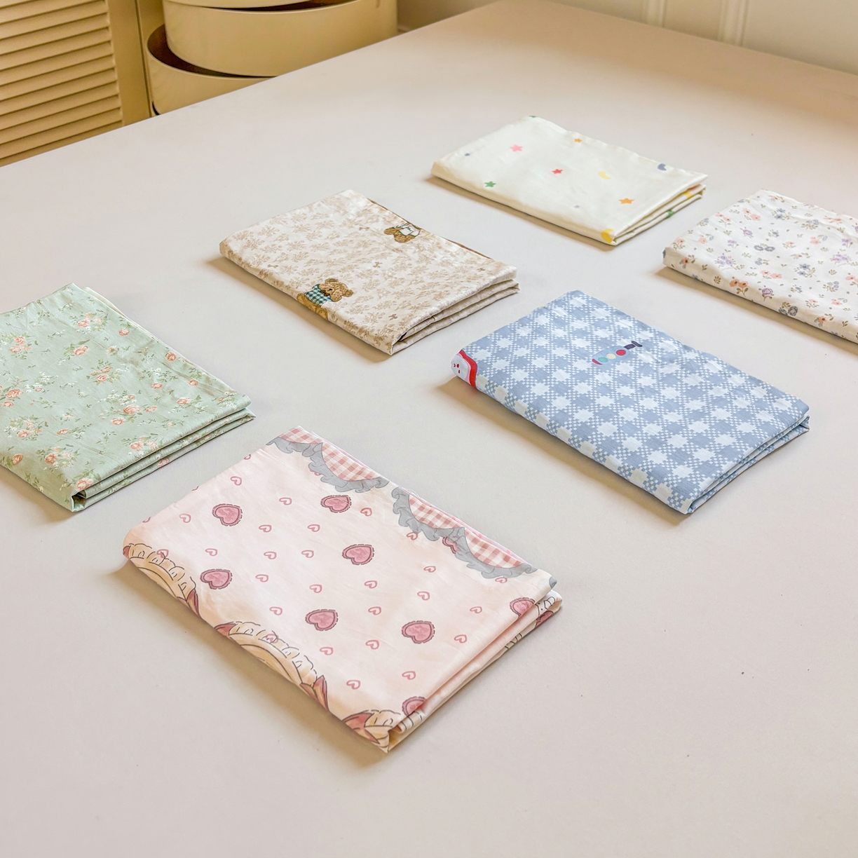 91家纺网 家纺一手货源 找家纺 （总）花梦欣 2025新款全棉纯棉印花单品枕套枕套单件