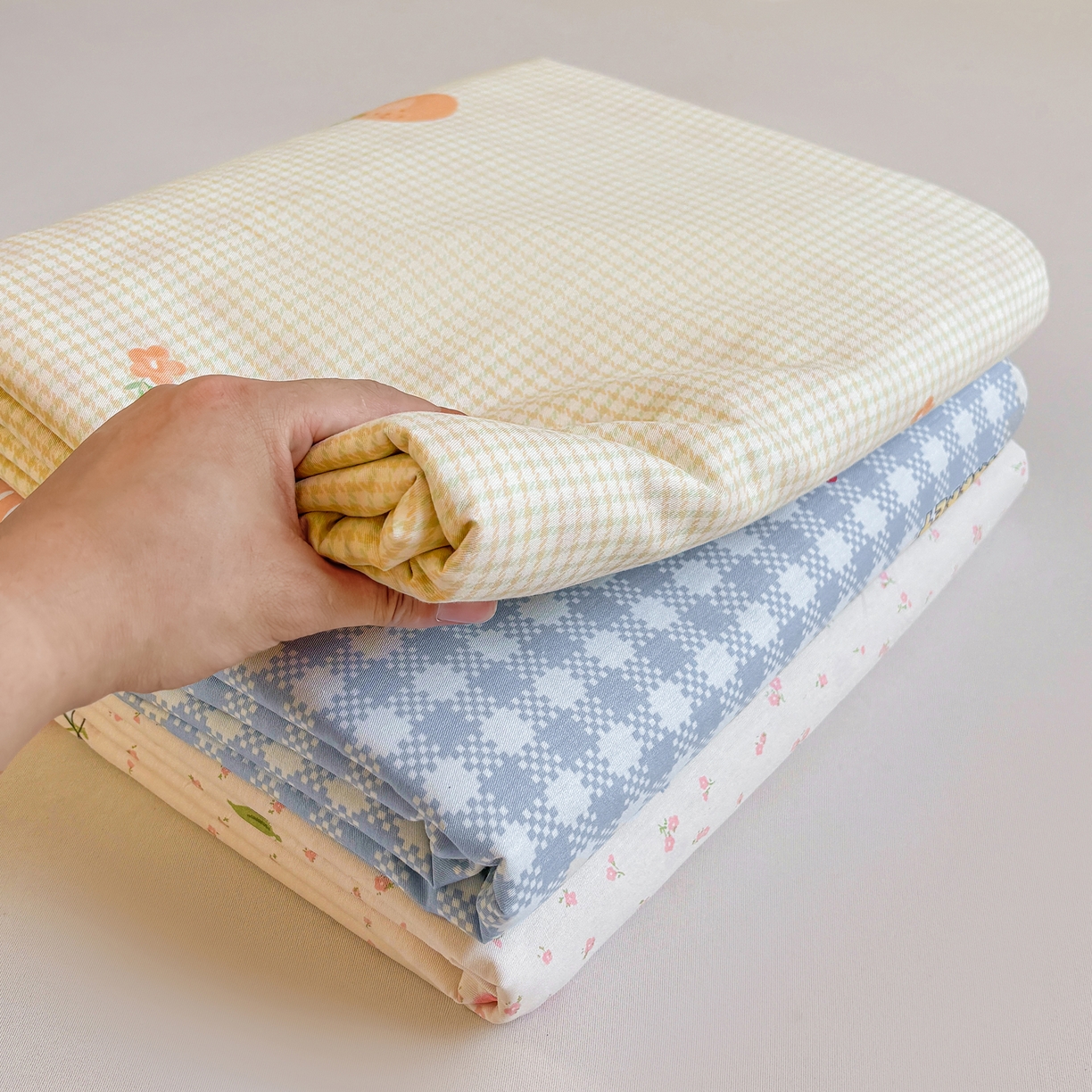 91家纺网 家纺一手货源 找家纺 （总）花梦欣 2025新款全棉纯棉印花单品枕套枕套单件