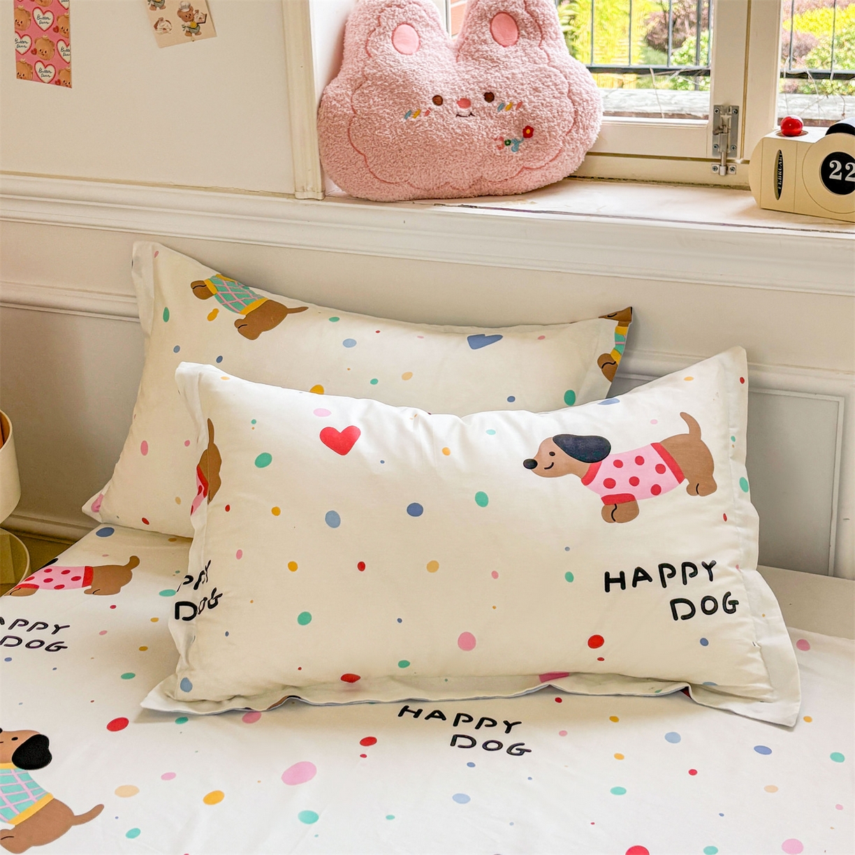 91家纺网 家纺一手货源 找家纺 （总）花梦欣 2025新款全棉纯棉印花单品枕套枕套单件