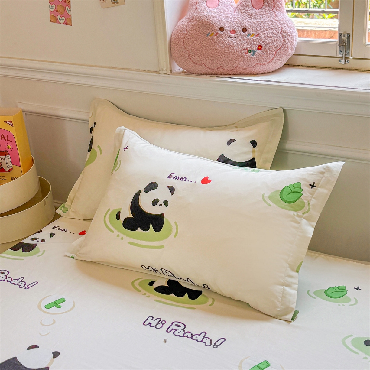 91家纺网 家纺一手货源 找家纺 （总）花梦欣 2025新款全棉纯棉印花单品枕套枕套单件