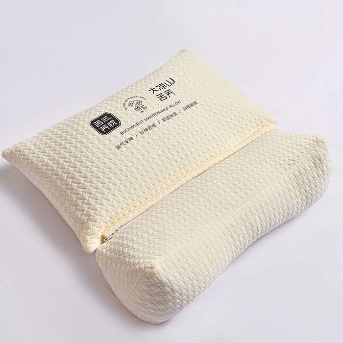 91家纺网 家纺一手货源 找家纺 （总）纽乐家纺 2025新款大凉山苦荞三角组合枕