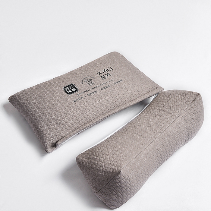 91家纺网 家纺一手货源 找家纺 （总）纽乐家纺 2025新款大凉山苦荞三角组合枕