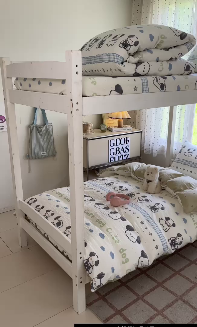 91家纺网 家纺一手货源 找家纺 （总）盛秋家纺 2025新款水洗棉卡通学生小三套套件