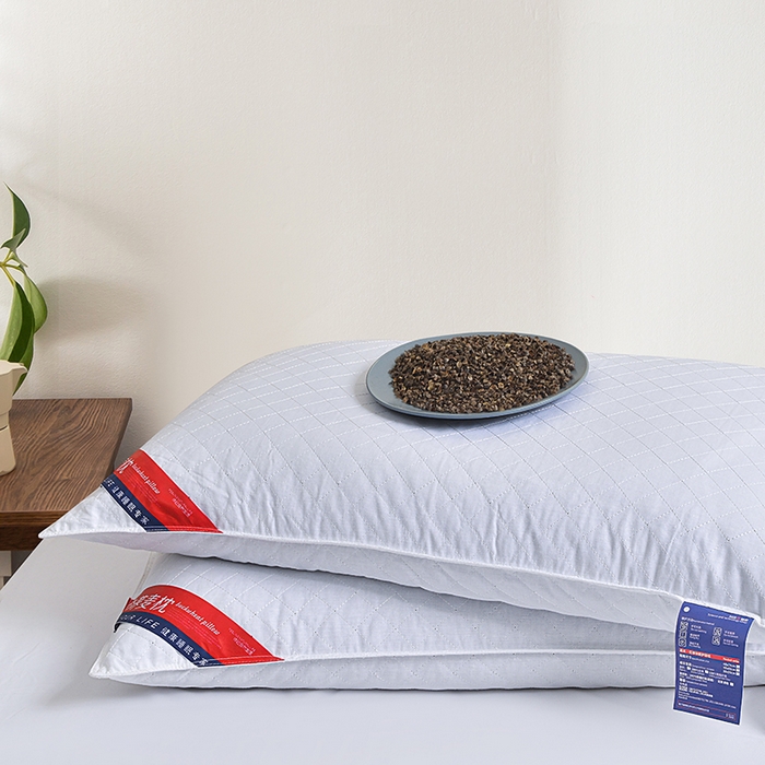 91家纺网 家纺一手货源 找家纺 （总）纽乐家纺 2025新款夏凉凉感丝记忆棉护颈枕头华夫格凉豆豆骨型记忆棉枕头枕芯