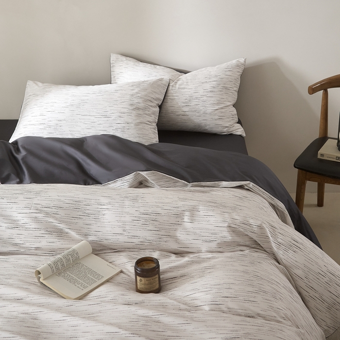 91家纺网 家纺一手货源 找家纺 ONE TWO ONE 121 2025新款高端贡缎高支高密数码印花四件套-星河（平台控价券后不得低于318/338元） 星河-清茶灰