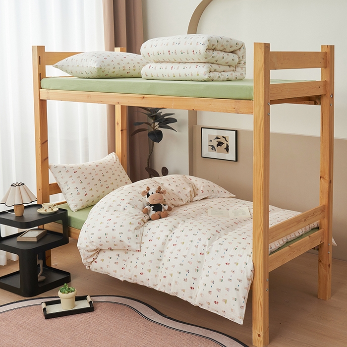 91家纺网 家纺一手货源 找家纺 （总）斯尔顿 2025新款A类全棉双层纱三件套