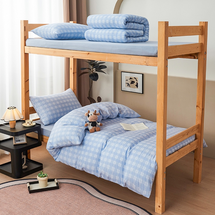 91家纺网 家纺一手货源 找家纺 （总）斯尔顿 2025新款A类全棉双层纱三件套