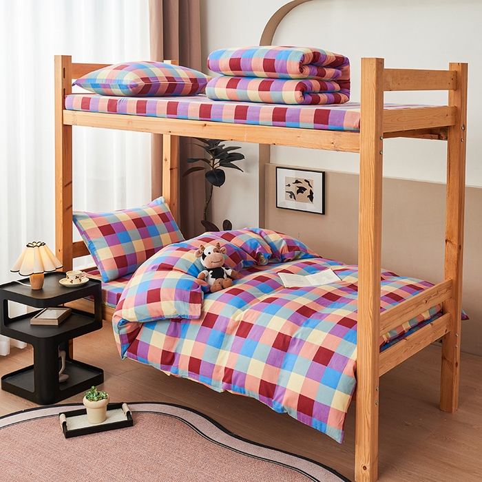 91家纺网 家纺一手货源 找家纺 （总）斯尔顿 2025新款A类全棉双层纱三件套