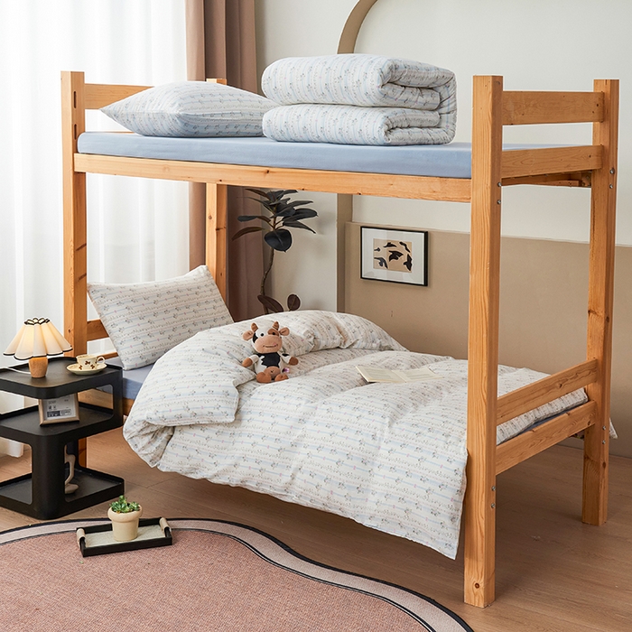 91家纺网 家纺一手货源 找家纺 （总）斯尔顿 2025新款A类全棉双层纱三件套