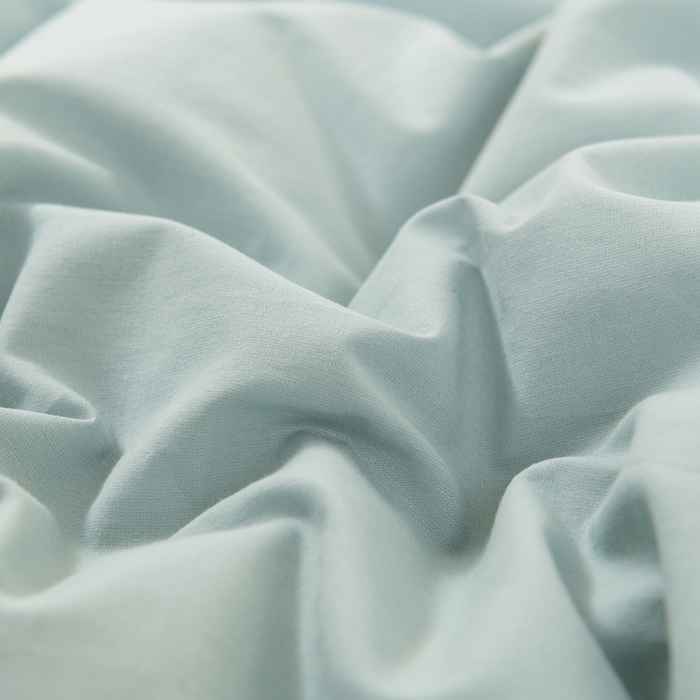 91家纺网 家纺一手货源 找家纺 居美良品 2025新款色织全棉水洗棉四件套 兰青-灰