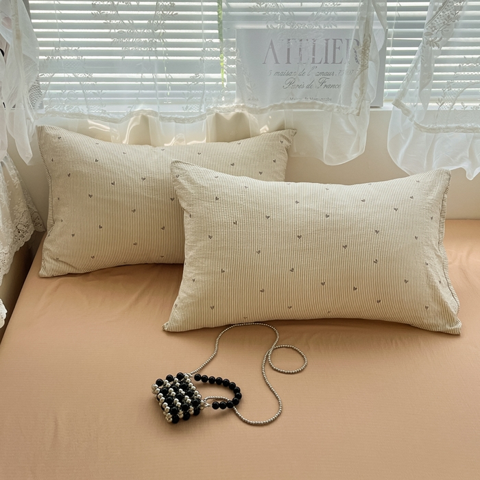 91家纺网 家纺一手货源 找家纺 （总）卡迪熊家纺 2025新款超柔云感m印花双层纱四件套