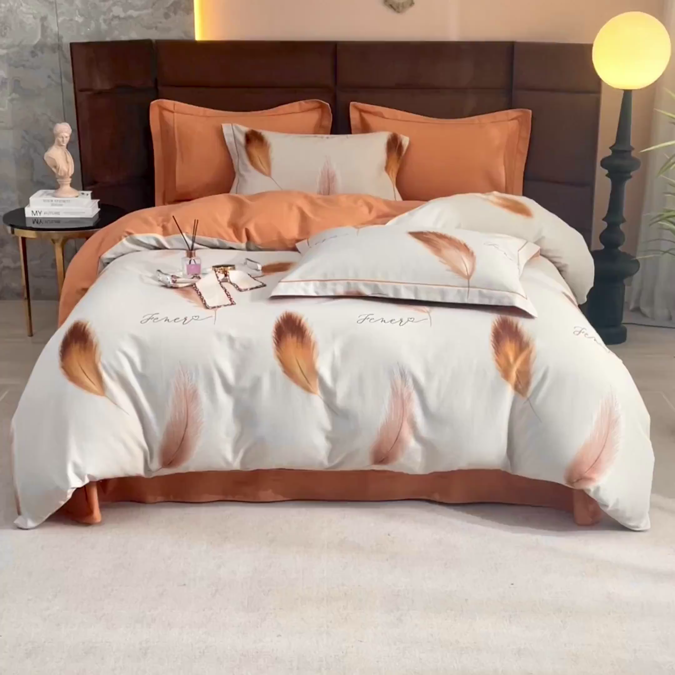 91家纺网 家纺一手货源 找家纺 （总2）2025秋冬新款全棉超柔生态磨毛四件套（32*21支）