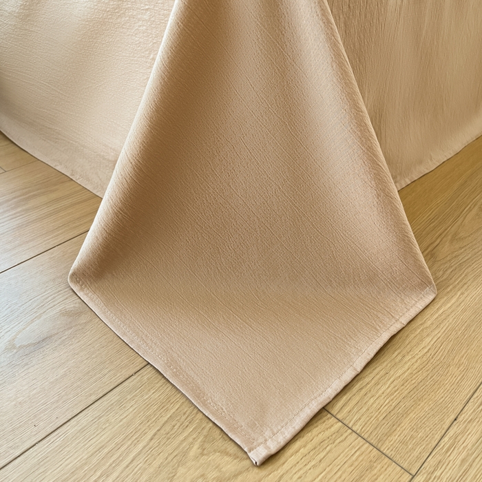 91家纺网 家纺一手货源 找家纺 卡迪熊家纺 2025新款超柔云感m印花双层纱四件套 爱心条纹