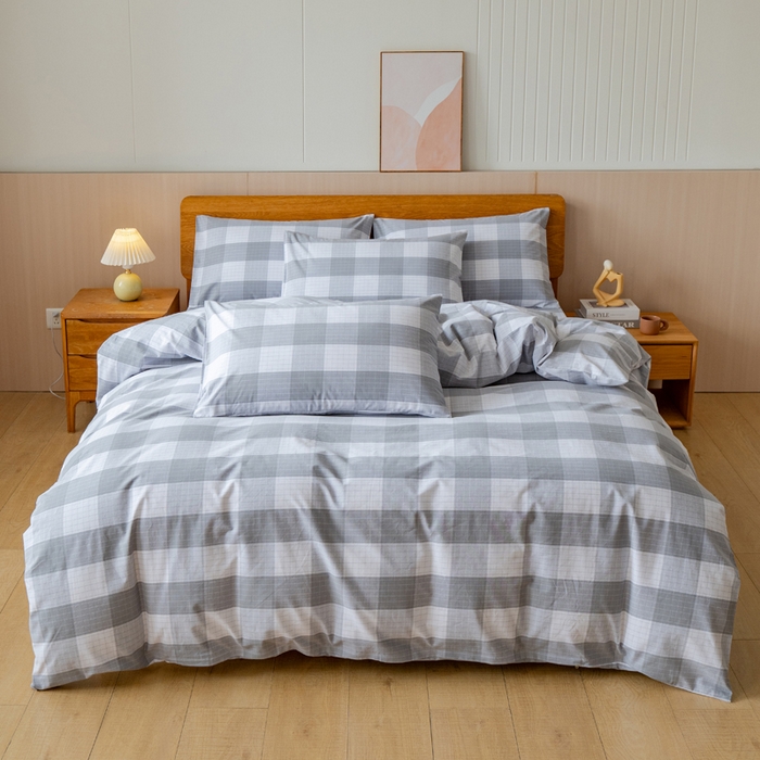 91家纺网 家纺一手货源 找家纺 （总）居美良品 2025新款100%全棉色织老粗布四件套