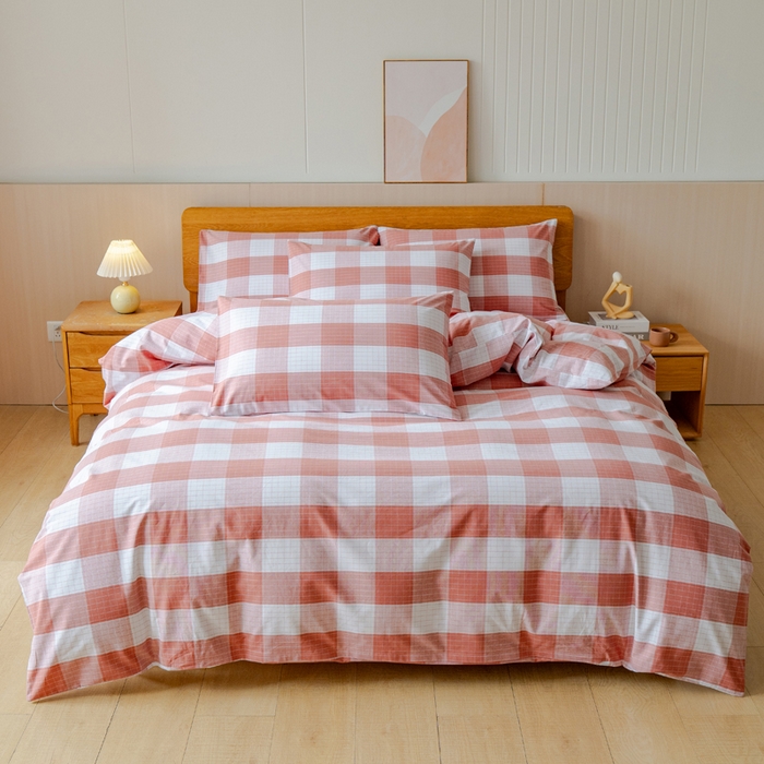 91家纺网 家纺一手货源 找家纺 （总）居美良品 2025新款100%全棉色织老粗布四件套