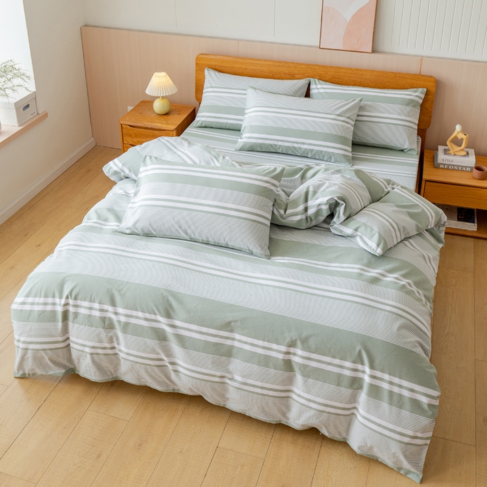 91家纺网 家纺一手货源 找家纺 （总）居美良品 2025新款100%全棉色织老粗布四件套