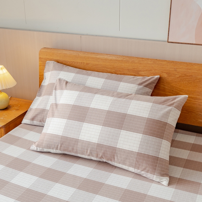 91家纺网 家纺一手货源 找家纺 （总）居美良品 2025新款100%全棉色织老粗布单品单枕套