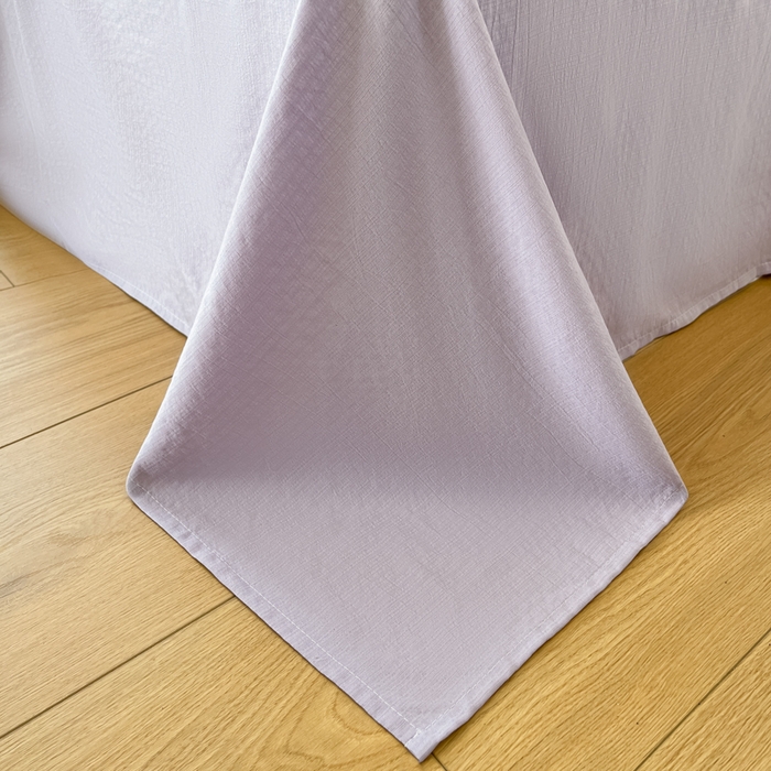 91家纺网 家纺一手货源 找家纺 彩韵家纺 2025新款超柔云感m印花双层纱四件套 繁景如画