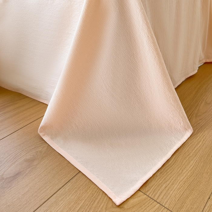 91家纺网 家纺一手货源 找家纺 彩韵家纺 2025新款超柔云感m印花双层纱四件套 艺花束束