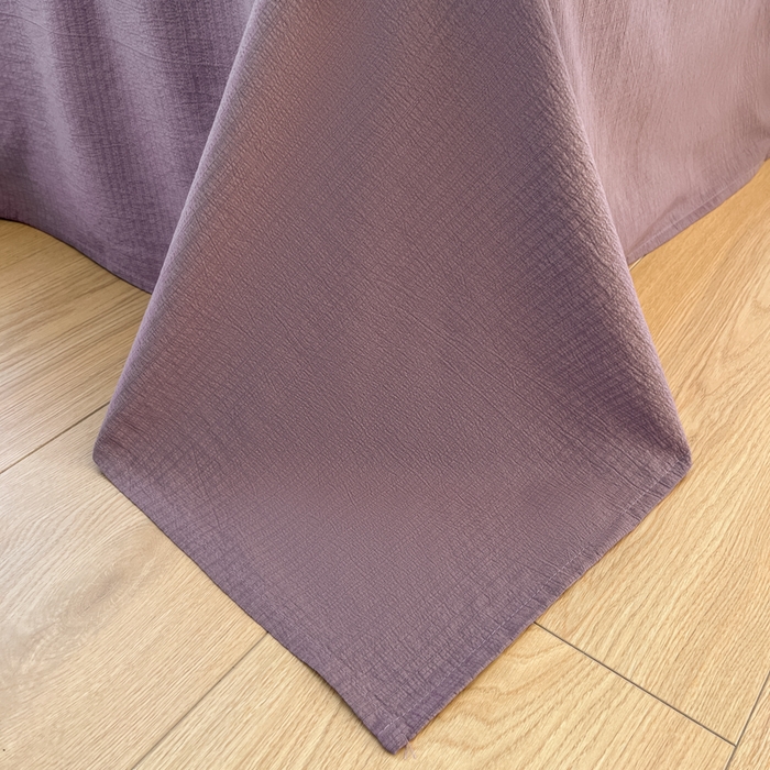 91家纺网 家纺一手货源 找家纺 彩韵家纺 2025新款超柔云感m印花双层纱四件套 逐花迷途