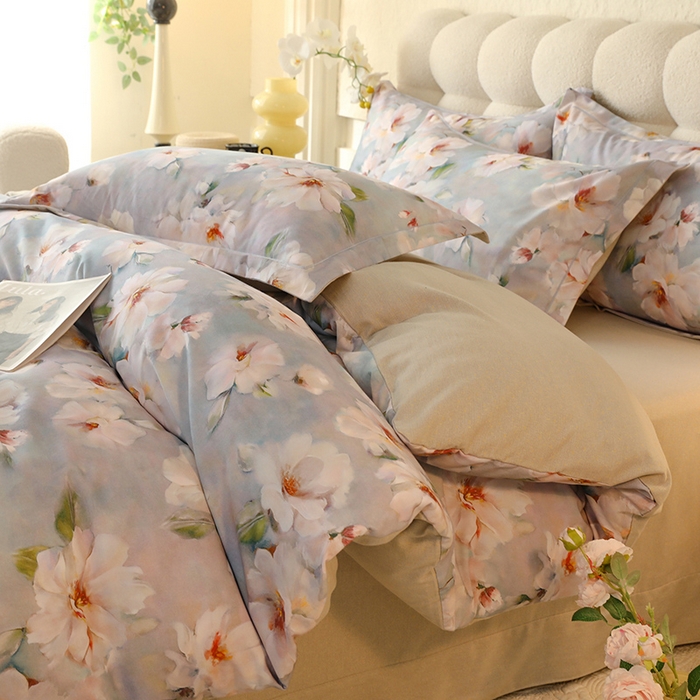 91家纺网 家纺一手货源 找家纺 （总）磨毛世家家纺2025新款金太阳嘉宇斯全棉磨毛四件套纯棉加厚四件套