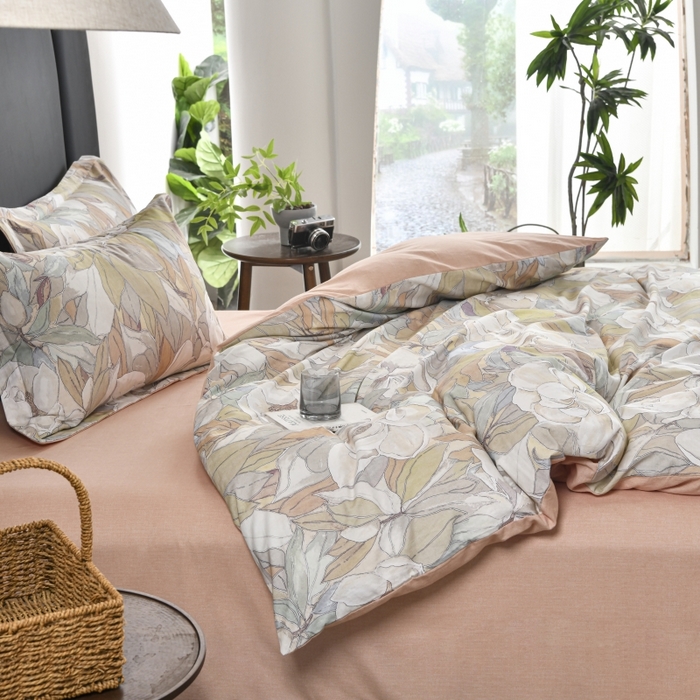 91家纺网 家纺一手货源 找家纺 磨毛世家家纺2025新款金太阳铂金四件套加厚四件套 繁华梦