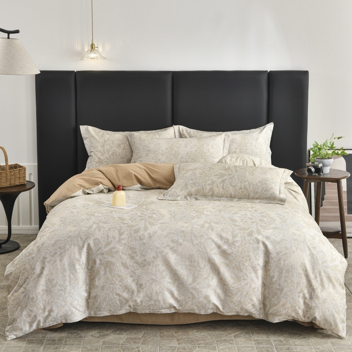 91家纺网 家纺一手货源 找家纺 磨毛世家家纺2025新款金太阳铂金四件套加厚四件套 赫拉