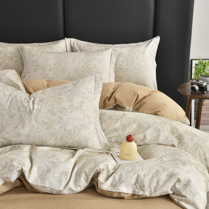 91家纺网 家纺一手货源 找家纺 磨毛世家家纺2025新款金太阳铂金四件套加厚四件套 赫拉