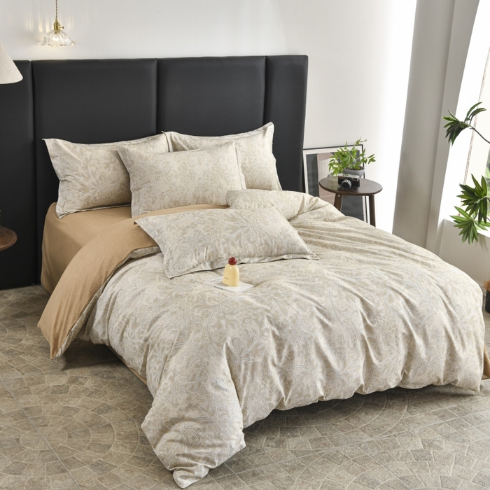 91家纺网 家纺一手货源 找家纺 磨毛世家家纺2025新款金太阳铂金四件套加厚四件套 赫拉