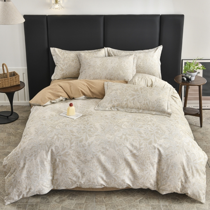 磨毛世家家纺2025新款金太阳铂金四件套加厚四件套 赫拉