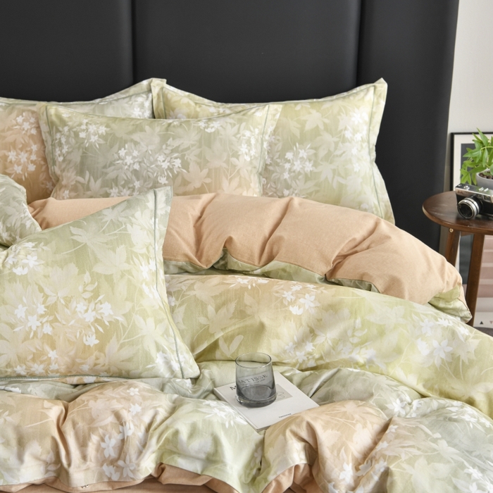 91家纺网 家纺一手货源 找家纺 磨毛世家家纺2025新款金太阳铂金四件套加厚四件套 梦镜