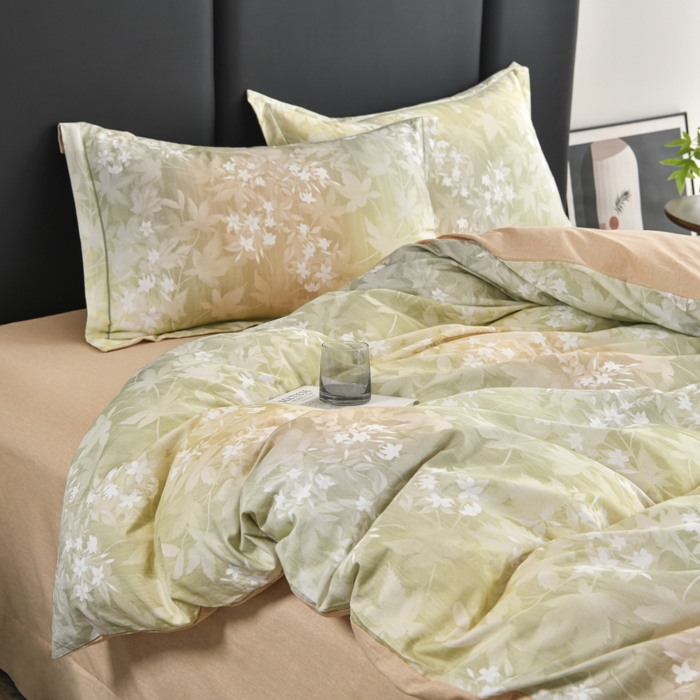 91家纺网 家纺一手货源 找家纺 磨毛世家家纺2025新款金太阳铂金四件套加厚四件套 梦镜