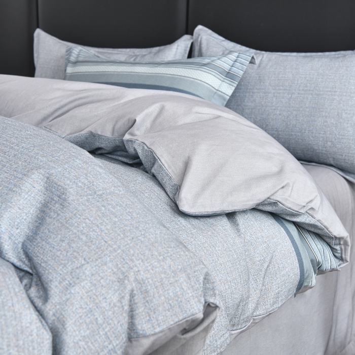 91家纺网 家纺一手货源 找家纺 磨毛世家家纺2025新款金太阳铂金四件套加厚四件套 甜美条